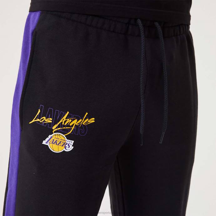 FFTN2611 New Era la lakers nba script joggers pretos