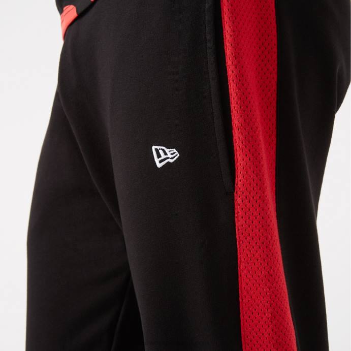FFTN2614 New Era chicago bulls nba team logo listra joggers pretos