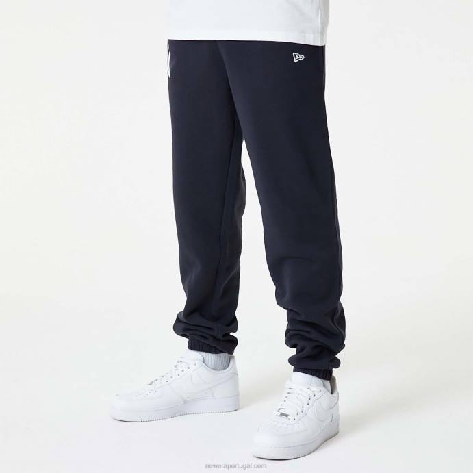 FFTN2615 New Era new york yankees mlb league joggers essenciais da marinha
