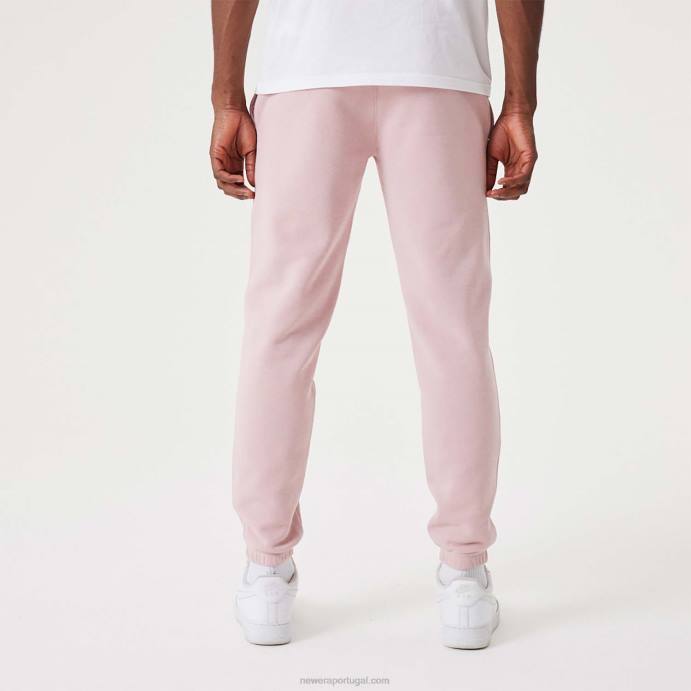 FFTN2617 New Era jogger rosa pastel new york yankees mlb league essencial