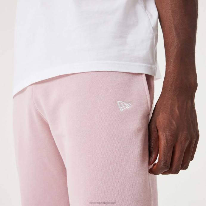 FFTN2617 New Era jogger rosa pastel new york yankees mlb league essencial