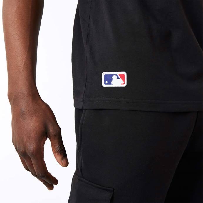 FFTN2847 New Era camiseta preta essencial do new york yankees mlb league