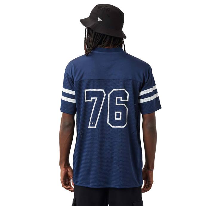 FFTN2849 New Era camisa azul seattle seahawks nfl script