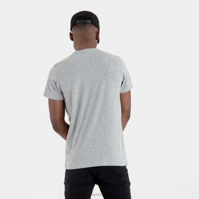 FFTN2854 New Era camiseta cinza com logotipo do time de jazz do utah jazz team
