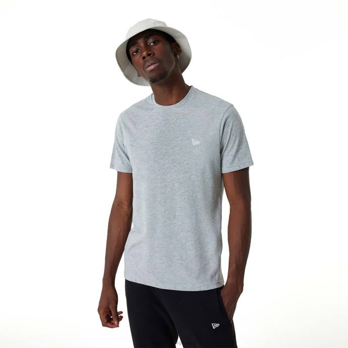 FFTN2858 New Era camiseta cinza média essencial