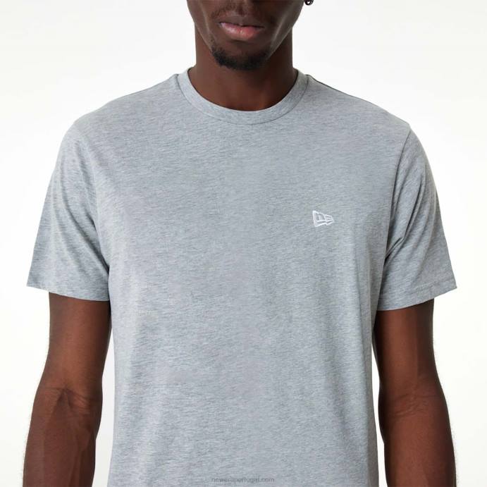 FFTN2858 New Era camiseta cinza média essencial