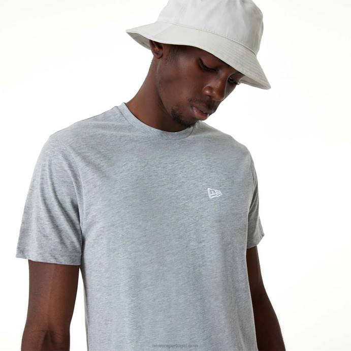 FFTN2858 New Era camiseta cinza média essencial