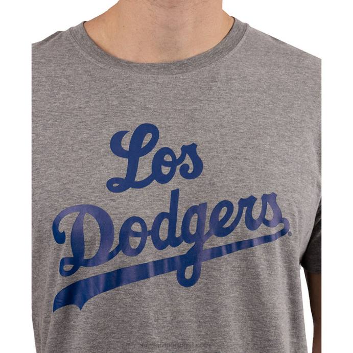 FFTN2864 New Era camiseta cinza la dodgers mlb city connect