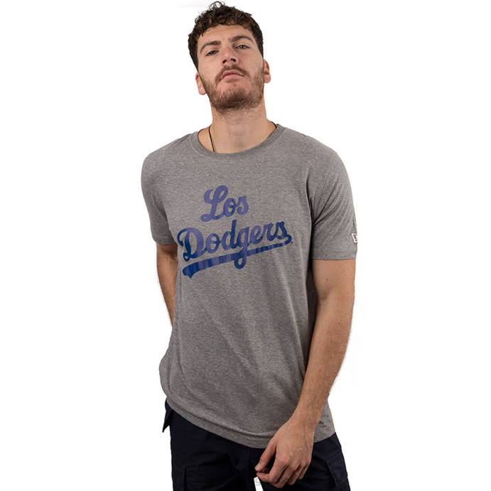 FFTN2864 New Era camiseta cinza la dodgers mlb city connect
