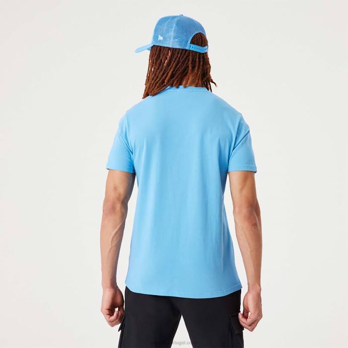 FFTN2872 New Era camiseta azul pastel essencial la dodgers mlb league