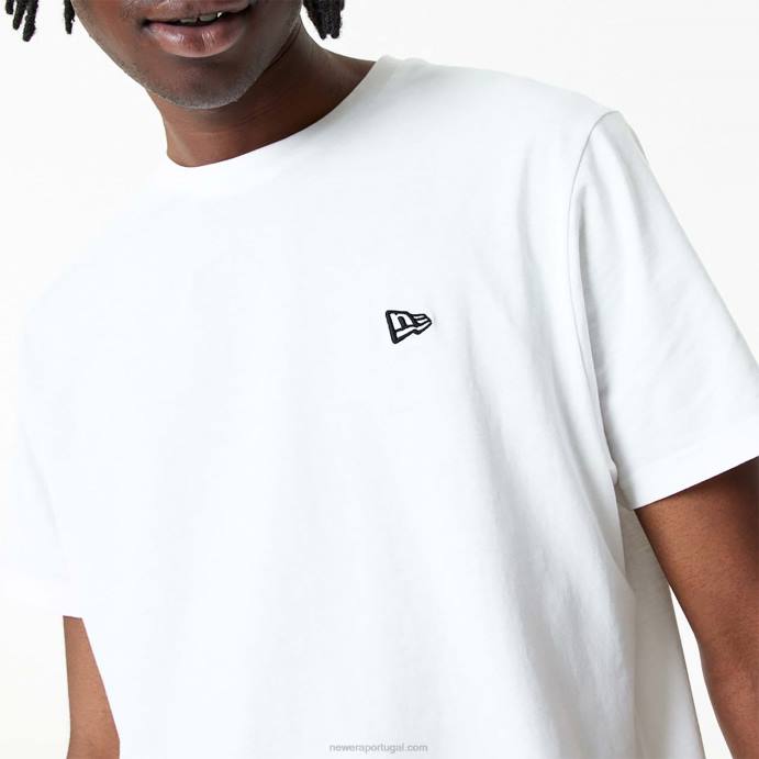 FFTN2873 New Era camiseta branca essencial