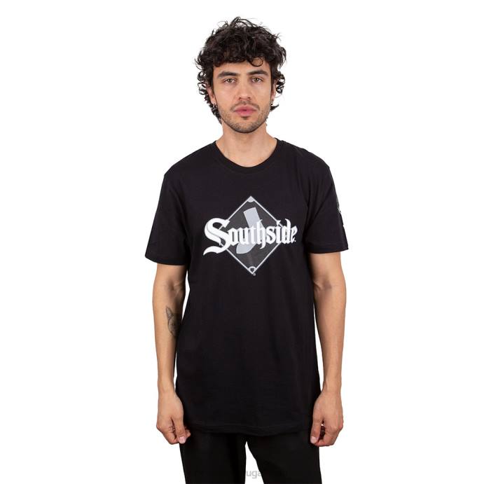 FFTN2879 New Era camiseta preta chicago white sox mlb city connect