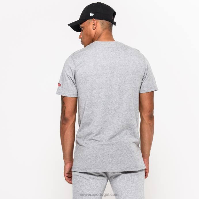 FFTN2881 New Era camiseta cinza logo nfl
