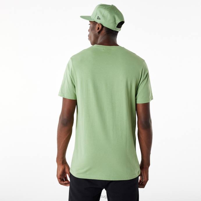 FFTN2892 New Era camiseta com roteiro verde essencial
