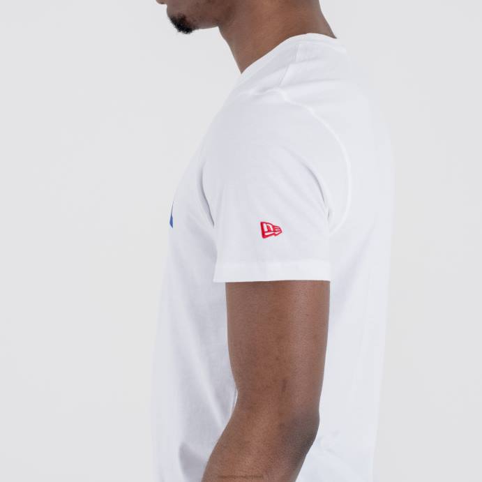 FFTN2896 New Era camiseta branca com logotipo do time nba philadelphia 76ers
