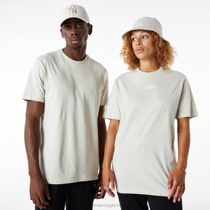 FFTN2906 New Era camiseta essencial da pedra do script
