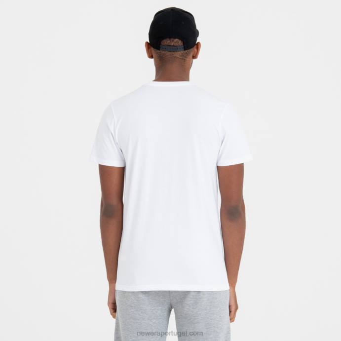 FFTN2912 New Era camiseta branca com logo do time new york yankees