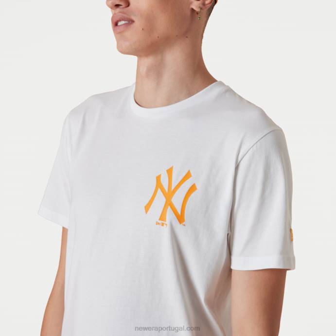 FFTN2936 New Era camiseta branca essencial do new york yankees mlb league