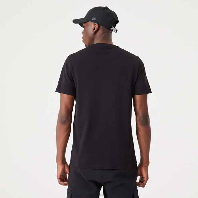 FFTN2943 New Era camiseta preta brooklyn nets nba script