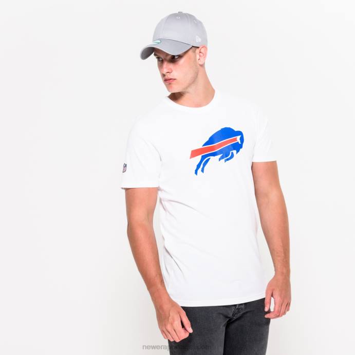 FFTN2952 New Era buffalo bills nfl camiseta com logotipo da equipe branca