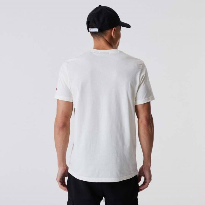 FFTN2959 New Era camiseta branca do New York Yankees Stadium