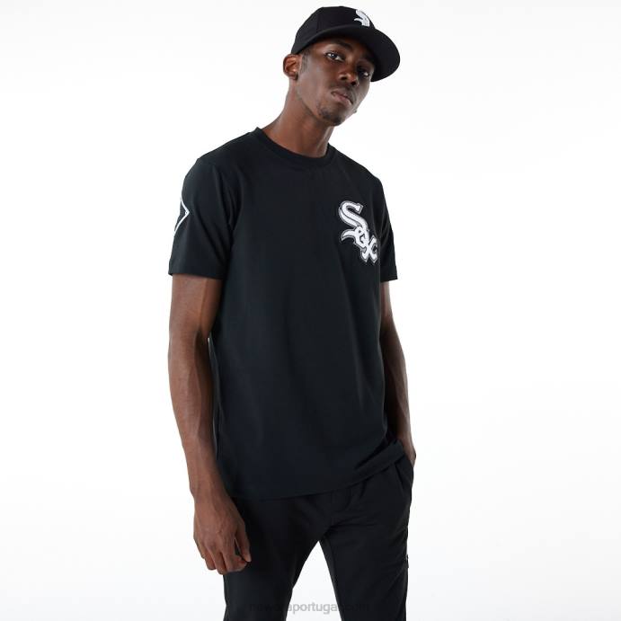 FFTN2960 New Era chicago white sox mlb logo select t-shirt preta