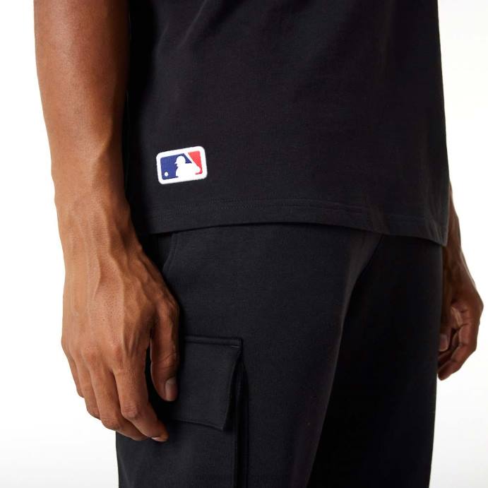 FFTN2973 New Era camiseta oversized preta la dodgers essentials