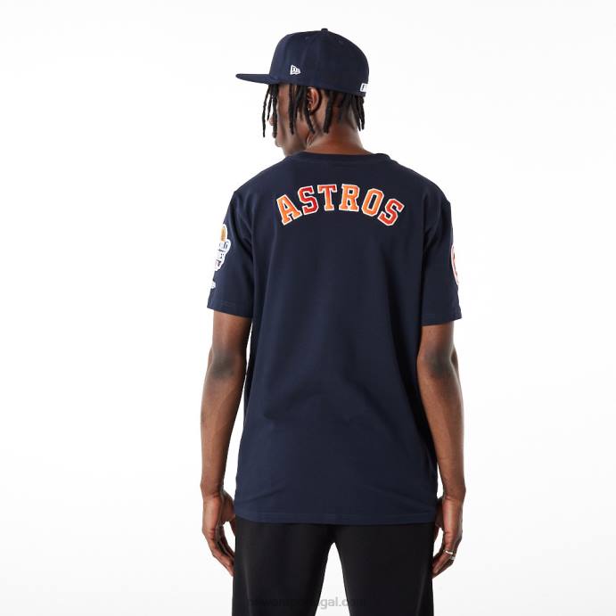 FFTN2974 New Era camiseta azul marinho houston astros mlb logo select