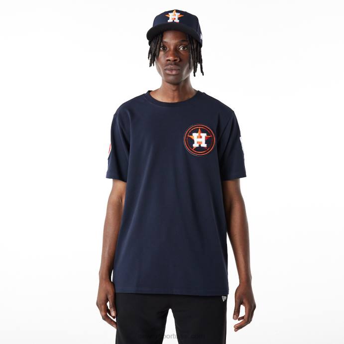 FFTN2974 New Era camiseta azul marinho houston astros mlb logo select