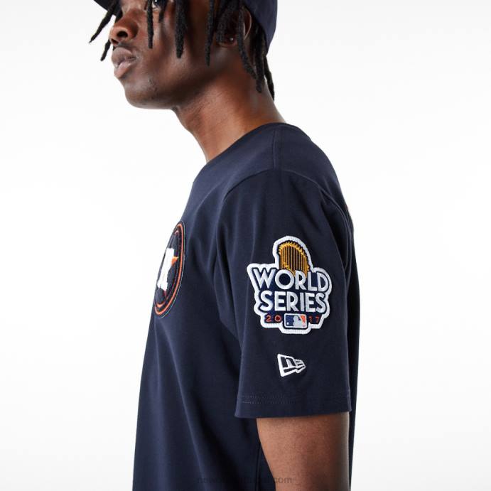 FFTN2974 New Era camiseta azul marinho houston astros mlb logo select