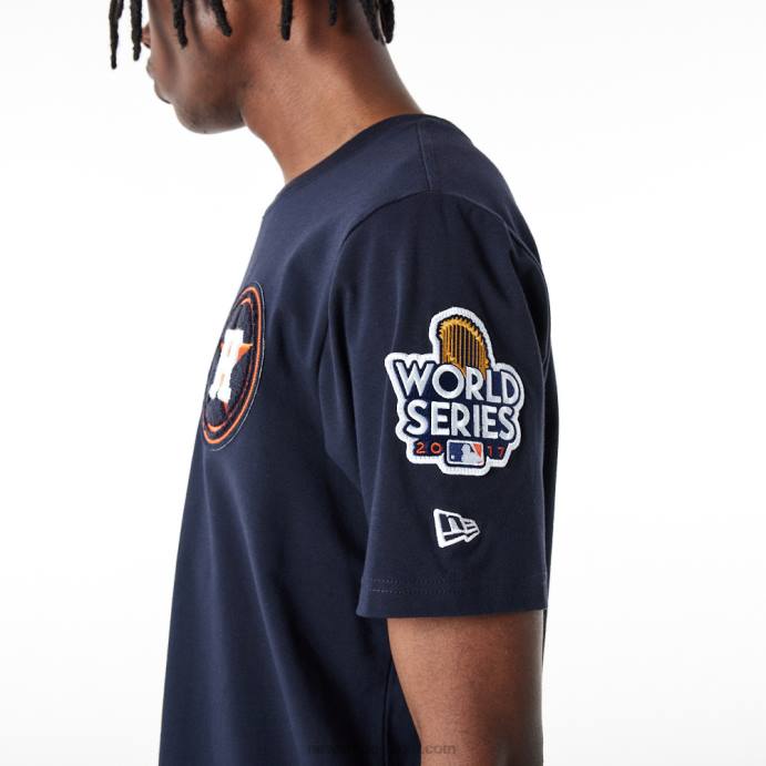 FFTN2974 New Era camiseta azul marinho houston astros mlb logo select