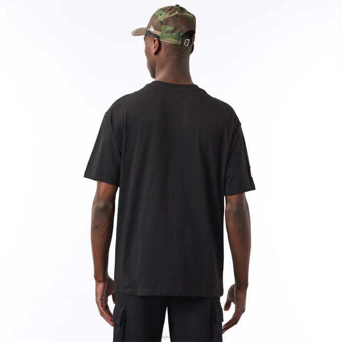 FFTN2977 New Era Green Bay Packers nfl foil camiseta preta