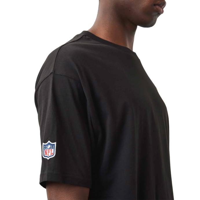FFTN2977 New Era Green Bay Packers nfl foil camiseta preta