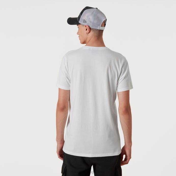 FFTN2978 New Era brooklyn nets t-shirt nba wordmark branco