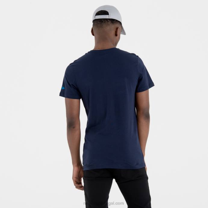 FFTN2982 New Era dallas mavericks camiseta azul marinho com logo da equipe da nba