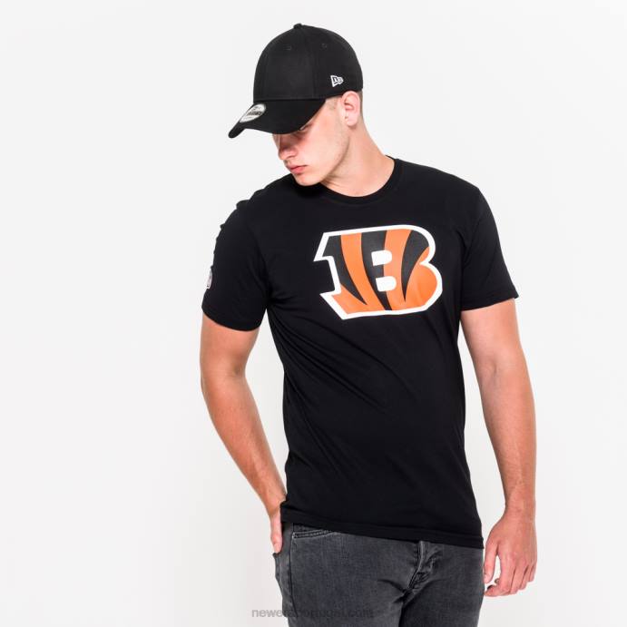 FFTN2994 New Era Cincinnati Bengals Team Logo Camiseta Preta