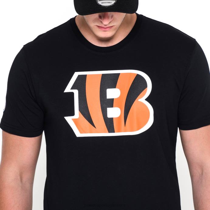 FFTN2994 New Era Cincinnati Bengals Team Logo Camiseta Preta