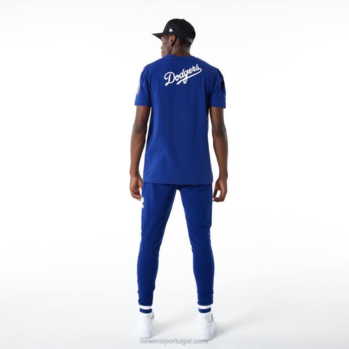 FFTN3002 New Era camiseta azul escuro la dodgers mlb logo select