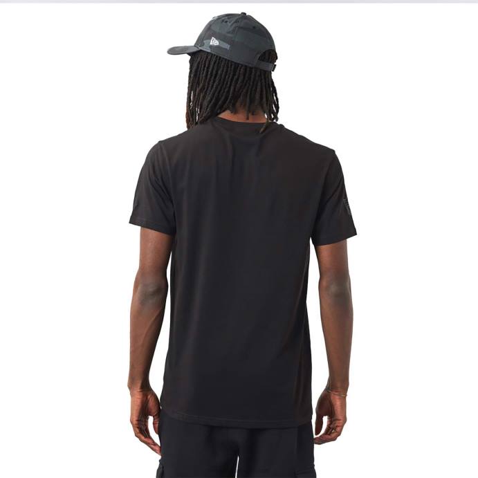 FFTN3005 New Era camiseta las vegas raiders nfl foil preta