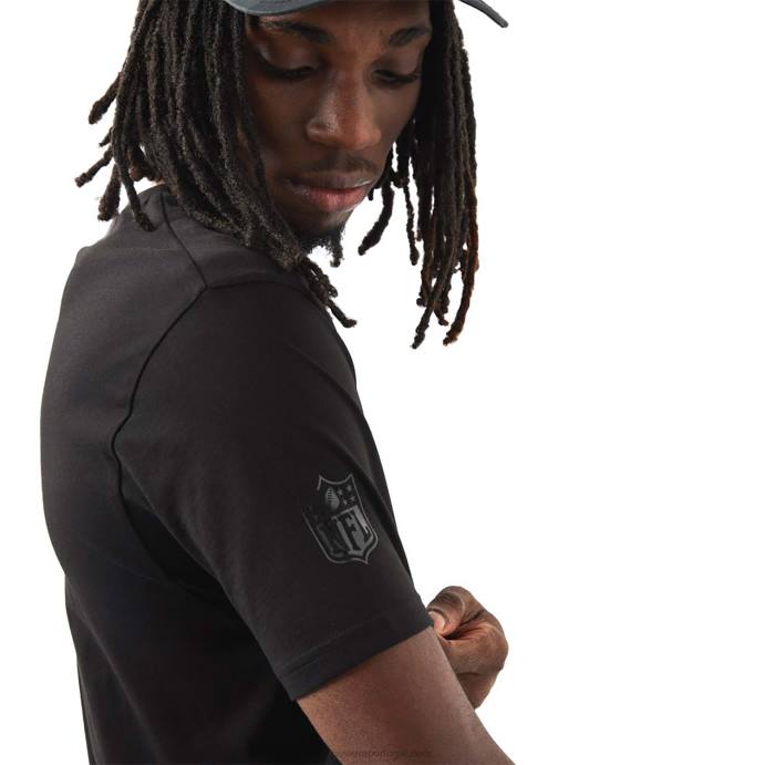 FFTN3005 New Era camiseta las vegas raiders nfl foil preta