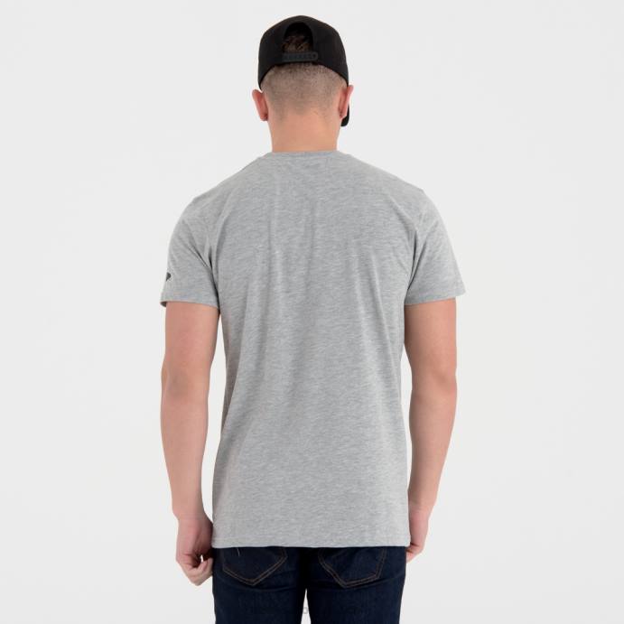 FFTN3010 New Era la clippers camiseta cinza com logo do time da nba