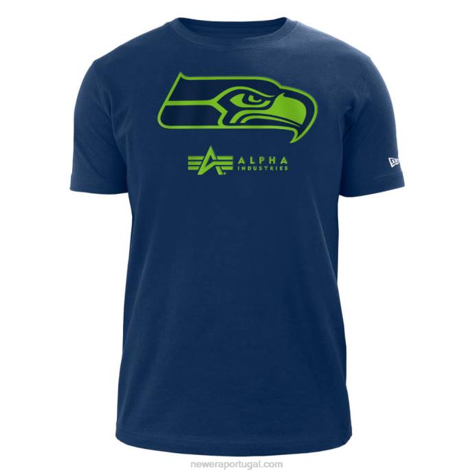 FFTN3017 New Era camiseta seattle seahawks x alpha Industries