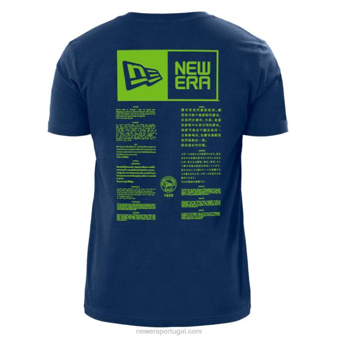 FFTN3017 New Era camiseta seattle seahawks x alpha Industries