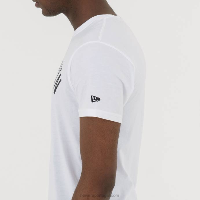FFTN3023 New Era camiseta branca do brooklyn nets