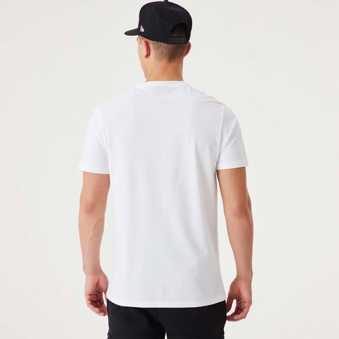 FFTN3027 New Era camiseta branca essencial la dodgers mlb league