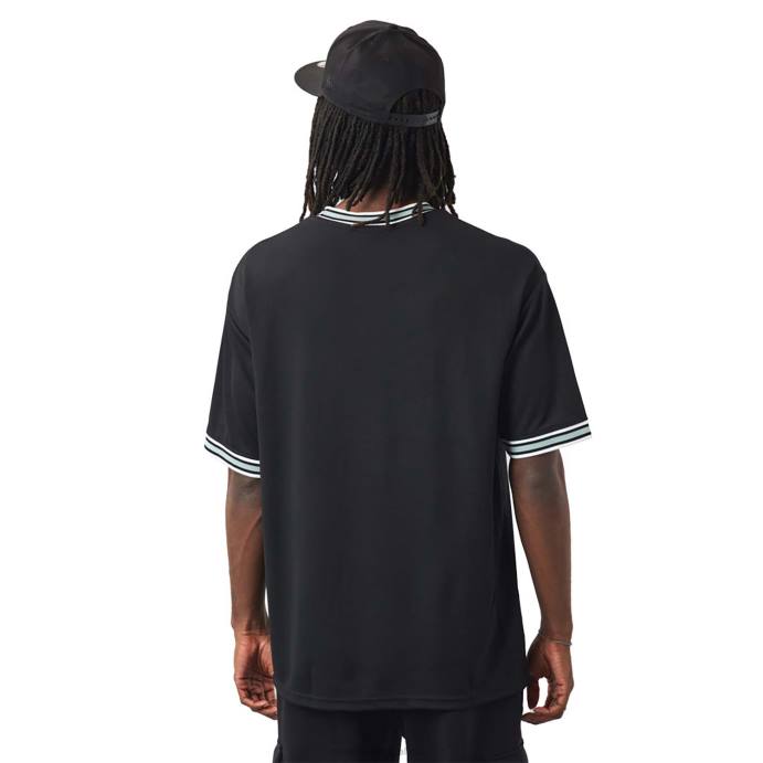 FFTN3033 New Era camiseta preta las vegas raiders nfl team logo