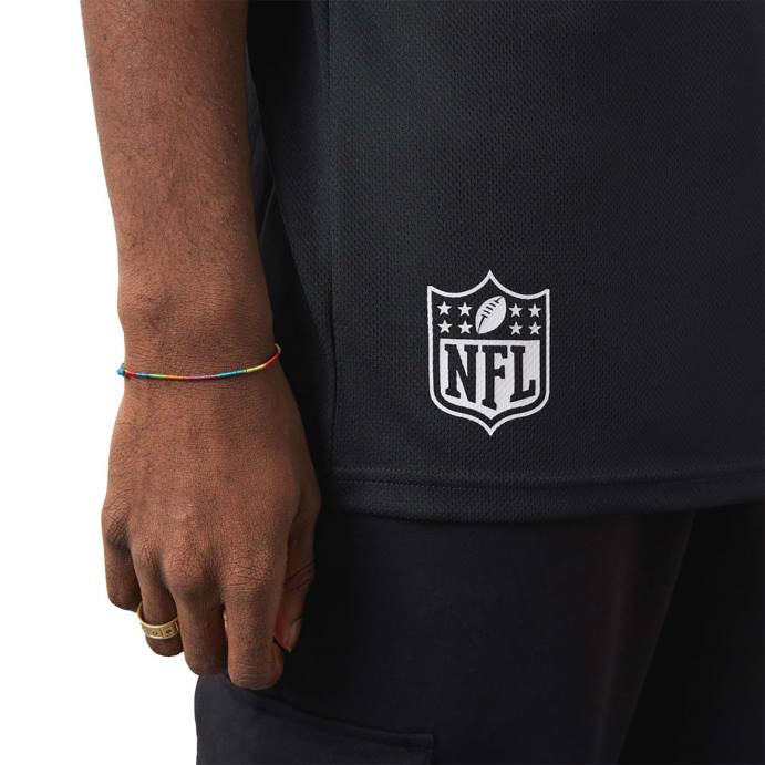 FFTN3033 New Era camiseta preta las vegas raiders nfl team logo