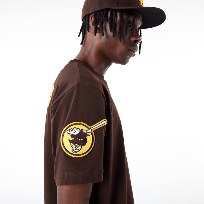 FFTN3044 New Era San Diego Padres MLB Logo Select Camiseta Marrom