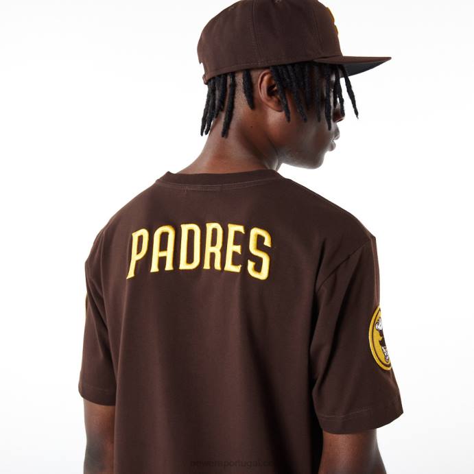 FFTN3044 New Era San Diego Padres MLB Logo Select Camiseta Marrom