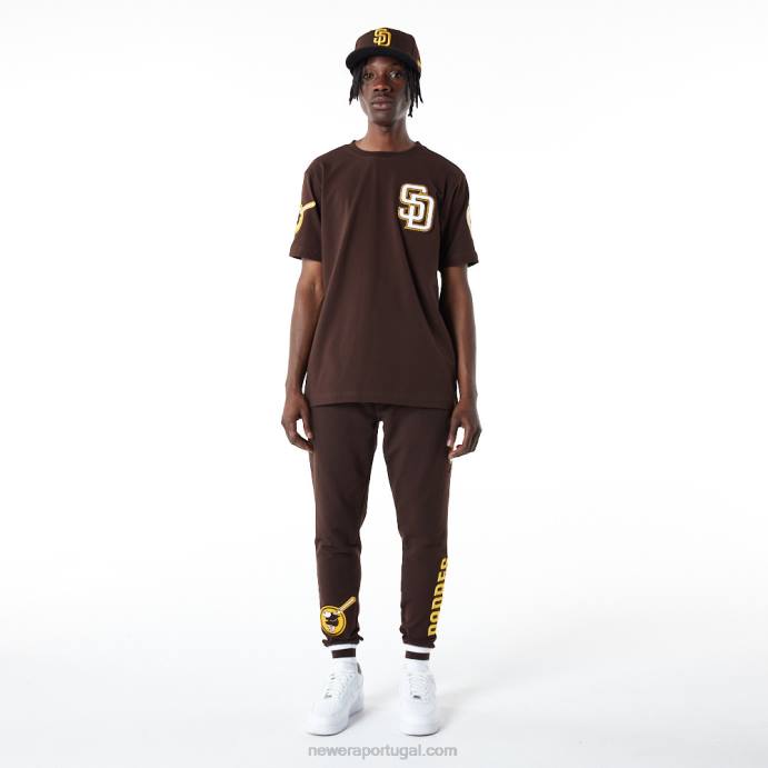 FFTN3044 New Era San Diego Padres MLB Logo Select Camiseta Marrom